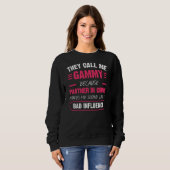Sweatshirt Ils M'Appelent Gammy Parce Que Partenaire Dans La (Devant entier)