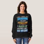 Sweatshirt Ils M'Appelent Non Parce Que Partenaire De Crime P (Devant entier)