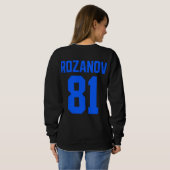 Sweatshirt Ilya Rozanov 81 Boston Hockey Fan Gear (Dos entier)