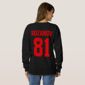 Sweatshirt Ilya Rozanov Rivalité de hockey de 81 Boston (Dos entier)