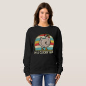 Sweatshirt Im a Cluckin Genius Chicken Farmer for Women Men (Devant entier)
