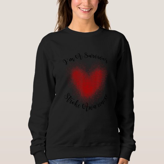 Sweatshirt I'm A Survivor Stroke Awareness 1 (Devant)