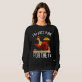 Sweatshirt I'm Just Here For The Pie Thanks Giving Thanksgiv (Devant entier)