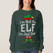Sweatshirt I'm Not An Elf I'm Just Short - Funny Christmas Pa (Devant)