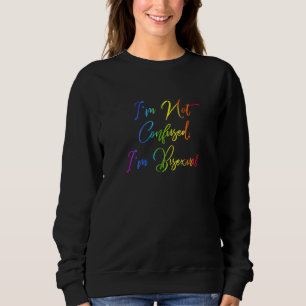 Sweatshirt Im Pas Confondu Im Bisexuel Rainbow Lgbt Communaut