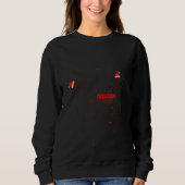 Sweatshirt I'm So Freaking Merry Dancing Skeleton Christmas   (Devant)