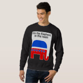Sweatshirt I'm the Elephant in the Room Republican Political (Devant entier)