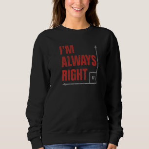 Sweatshirt Im Toujours Droite Angle 90 Degree
