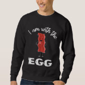 Sweatshirt I'm With The Egg Bacon Couples Matching Costume Ha (Devant)