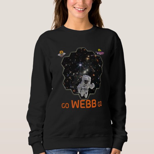 Sweatshirt Image de champ profond de l'astronaute Webb Space (Devant)