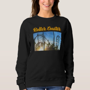 Sweatshirt Image vintage Du Dessous de verre À Roulettes Dans