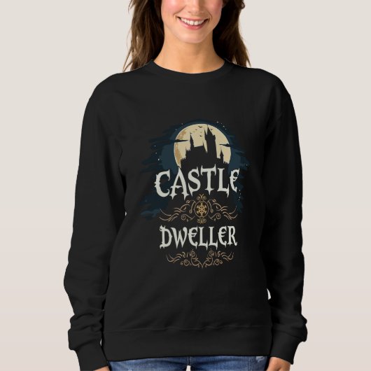 Sweatshirt Imaginaire médiéval esthétique Castlecore Enchanté (Devant)