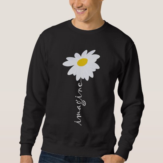 Sweatshirt Imaginez la fleur de marée (Devant)