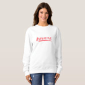 Sweatshirt Immunisé - Conception de sensibilisation au virus (Devant entier)