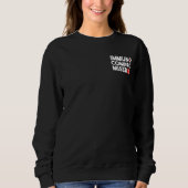 Sweatshirt Immunocompromis Risque élevé S'il vous plaît reste (Devant)