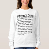Sweatshirt Immunologue (Devant)