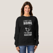 Sweatshirt Impossible de rester à la maison Médicale Frontlin (Devant entier)