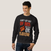 Sweatshirt Impossible de sortir du lit Envoyer l'aide simplem (Devant entier)