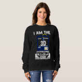Sweatshirt Impression 3d Girl Impression 3d Machine d'impress (Devant entier)