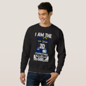Sweatshirt Impression 3d Girl Impression 3d Machine d'impress (Devant entier)