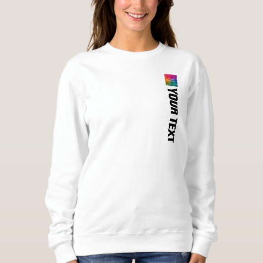 Sweatshirt Impression Double Face Personnalisable Femme Moder (Devant)