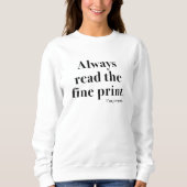 Sweatshirt Impression fine (Devant)