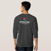 Sweatshirt Impression latérale Travail Uniforme Hommes Cool g (Dos entier)