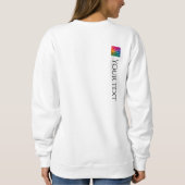 Sweatshirt Impression recto verso élégante et tendance pour f (Dos)