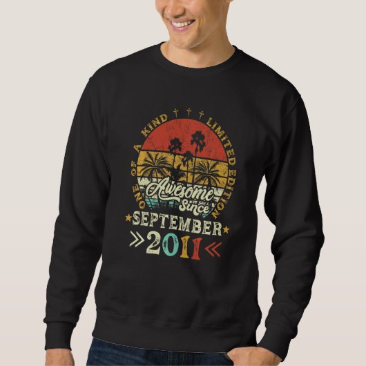 Sweatshirt Impressionnant Depuis Septembre 2011 Un Des Types (Devant)