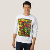 Sweatshirt Imprimé Congo la force de la terre (Devant entier)