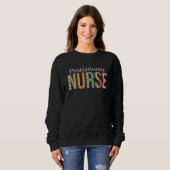 Sweatshirt Imprimé d'infirmière praticienne léopard pour étud (Devant entier)