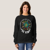 Sweatshirt In A World Anything Be Kind Unity Day Orange Anti (Devant entier)