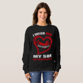 Sweatshirt In my memory of my son BRAIN ANEURYSM AWARENESS (Devant entier)