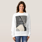 Sweatshirt in stijlvolle abstracte graphic (Voorkant volledig)