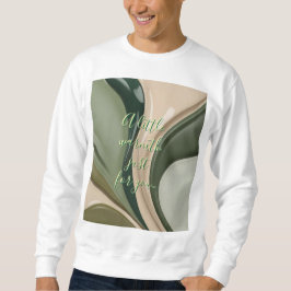 Sweatshirt in stijlvolle abstracte graphic