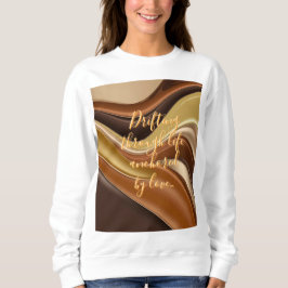 Sweatshirt in stijlvolle abstracte graphic