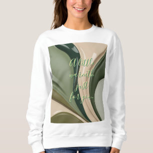 Sweatshirt in stijlvolle abstracte graphic