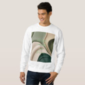 Sweatshirt in stijlvolle abstracte graphic (Voorkant volledig)