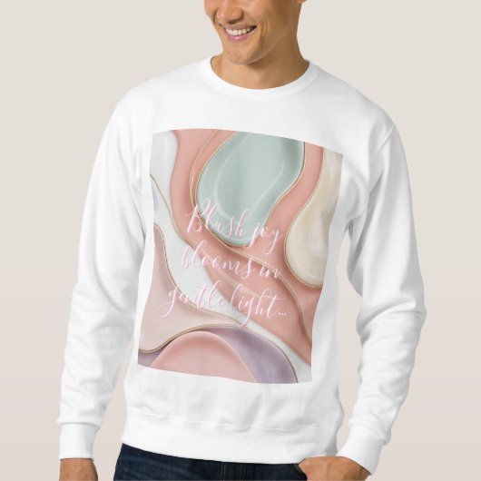Sweatshirt in stylish abstract graphic (Devant)