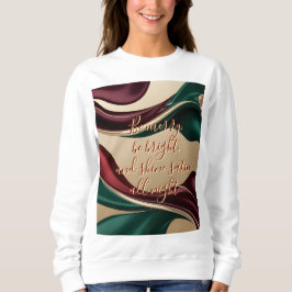 Sweatshirt in stylish abstract graphic