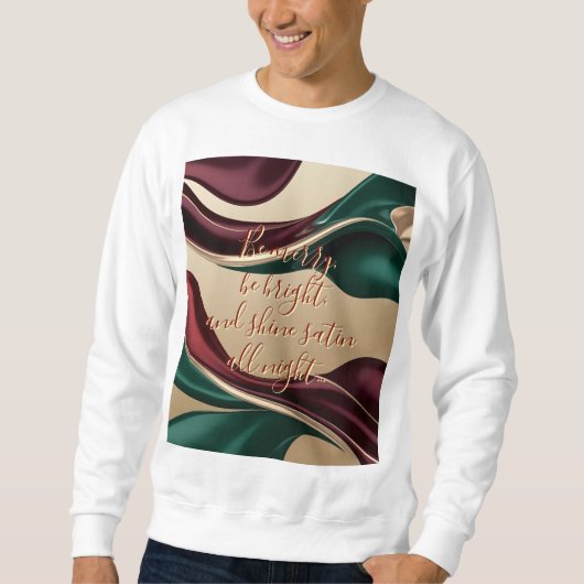 Sweatshirt in stylish abstract graphic (Voorkant)