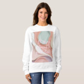 Sweatshirt in stylish abstract graphic (Devant entier)
