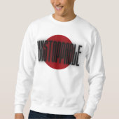 Sweatshirt Inarrêtable – Typographie Motivationnelle Audacieu (Devant)