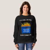 Sweatshirt Incendie de dumping (Devant entier)