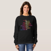 Sweatshirt Inclusion acceptance handicap solidarity Diversity (Devant entier)