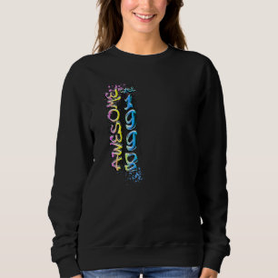 Sweatshirt Incroyable depuis 1998 motif graffiti