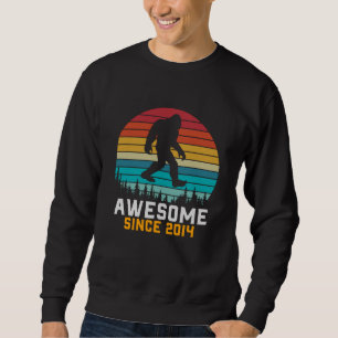 Sweatshirt Incroyable depuis 2014 Anniversaire Bigfoot Rétr