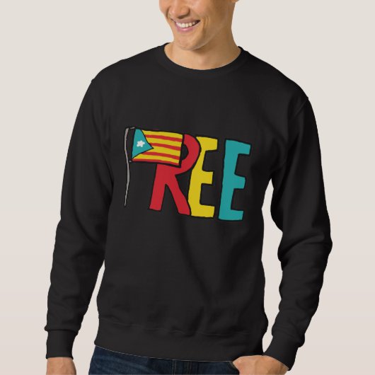 Sweatshirt Indépendance catalane gratuite (Devant)