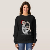 Sweatshirt Indestructible Social Worker Pin Up (Devant entier)