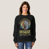 Sweatshirt Indian Tribe Native American Indian Vintage Iroquo (Devant entier)